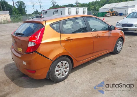 2015 Hyundai Accent Gs из США, поврежденный, VIN KMHCT5AE1FU233331